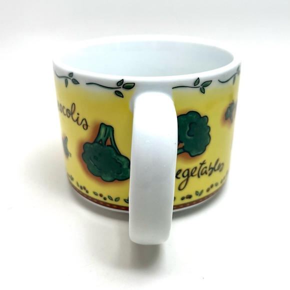 VINTAGE JOCHA MSC "BROCOLIS" SOUP CUP/ BOWL/ MUG LARGE -14 oz KITCHEN DECOR - Picture 6 of 8